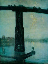 Nocturne: Blue and Gold - Old Battersea Bridge, c1872-5
