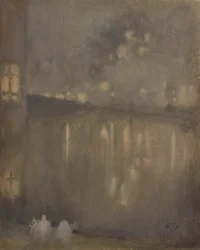 Nocturne: Grey and Gold, Canal, Holland, 1882
