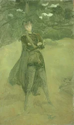 Note in Green and Brown: Orlando at Coombe