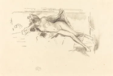 Nude Model, Reclining, 1893