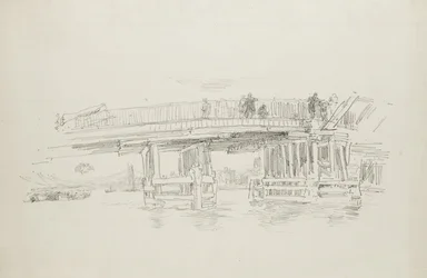 Old Battersea Bridge, Published 1887