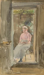 Pink Note - Shelling Peas, 1882-1884
