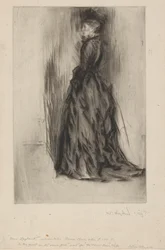The Velvet Dress Mrs. Leyland