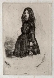 Twelve Etchings from Nature: Annie, 1858