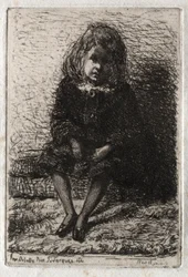 Twelve Etchings from Nature: Little Arthur, 1858
