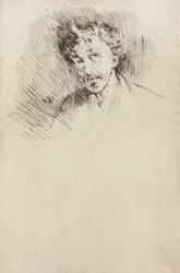 Whistler with the White Lock, 1879
