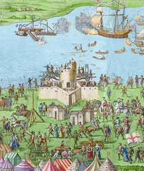 The Sinking of the Mary Rose during the Battle of the Solent, 1545