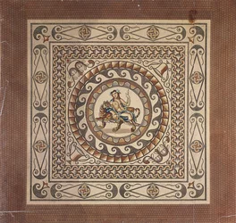 Roman tessellated pavement, discovered in Leadenhall Street, London, 1804