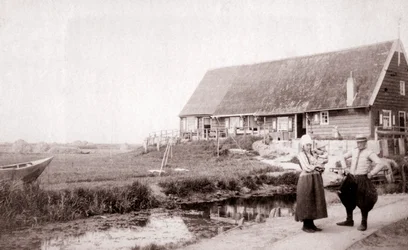Inhabitants of Marken Island, Netherlands