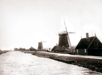 Windmills, Laandam, Netherlands