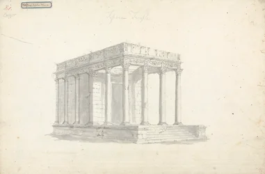 Temple of Jupiter at Tebessa (Plate VIII)