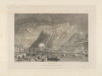 Ehenbreitstein, During the Demolition of the Fortress in 1817 from the Quay at Coblentz