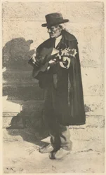 A Blind Musician - Granada