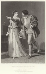 Benedick and Beatrice, Much Ado About Nothing, Act IV, Scene I