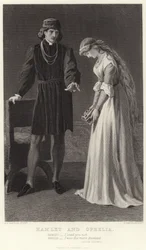 Hamlet and Ophelia, Act III, Scene I