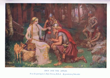 Idun and the apples, 1920s