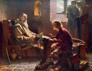 The Venerable Bede Translating the Last Chapter of St John, 1926