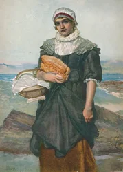 A French Fisher Girl, c. 1890