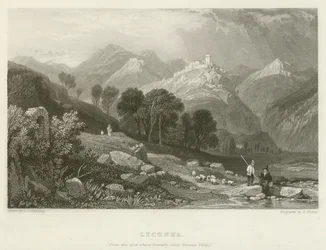 Licenza, from the spot where formerly stood Horaces Villa