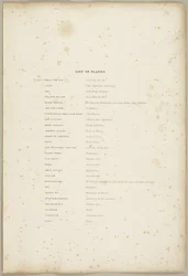 List of Plates, from The Park and the Forest