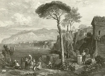 Plain and Bay of Sorrento, Italy