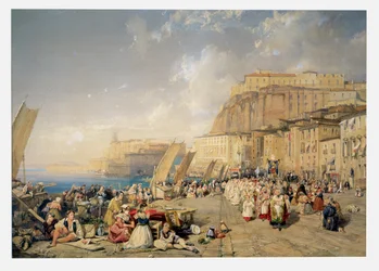 Procession on the Feast of Corpus Christi, Naples