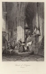The Church of Polignac in Auvergne