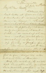 Letter from James E. Love to Molly, September 28-30, 1862