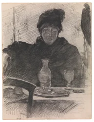After Manet: The Absinth Drinker