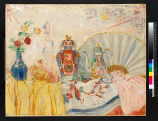 Still Life with Chinese Pottery
