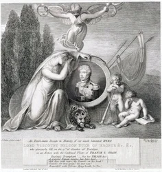Iconic drawing in memory of our late hero Lord Viscount Horatio Nelson