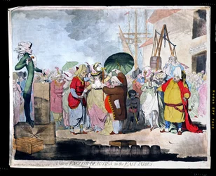 A Sale of English Beauties in the East Indies