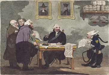 A Noble Lord, on an Approaching Peace, Too Busy to Attend to the Expenditure of a Million of the Public Money