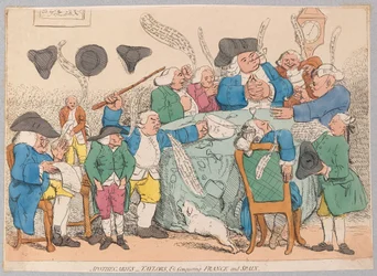 Apothecaries, Taylors, etc. conquering France and Spain, pub. 1779
