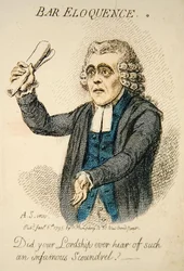 Bar Eloquence, published by Hannah Humphrey in 1795 (detail)