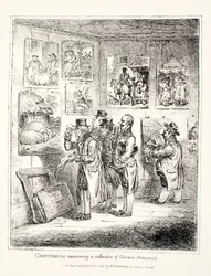 Connoisseurs Examining a Collection of George Morland