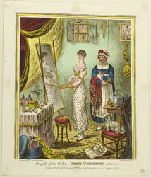 Dress Completed, plate three of Progress of the Toilet