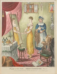 Progress of the Toilet: Dress Completed, Plate 3