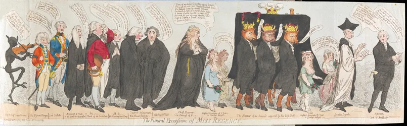 The Funeral Procession of Miss Regency