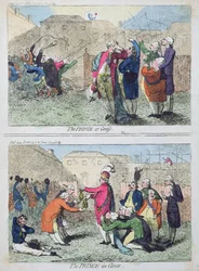The Prince at Grass and The Prince in Clover, published by S.W. Fores in 1787