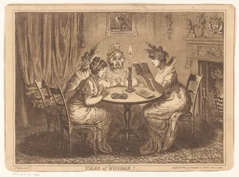 Woman Reading a Horror Novel