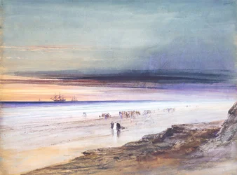 Beach Scene, ca. 1865