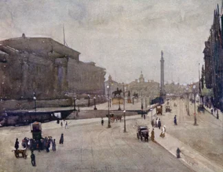 Lime Street, with Wellington Monument
