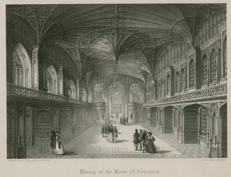 Library of the House of Commons, designed by Thomas Hopper