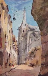 The Church of St. Séverin, Paris