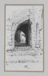 A Street in Jerusalem, illustration from The Life of Our Lord Jesus Christ