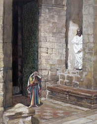And Jesus Was Left Alone and there was a Woman in the Midst, illustration for The Life of Christ, c.1886-94