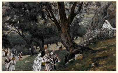 Jesus Went out into a Desert Place, illustration for The Life of Christ