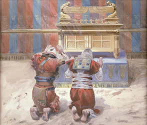 Moses and Joshua Before the Tabernacle