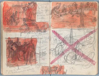 Pages from an album of Sketches for The Life of Our Lord Jesus Christ